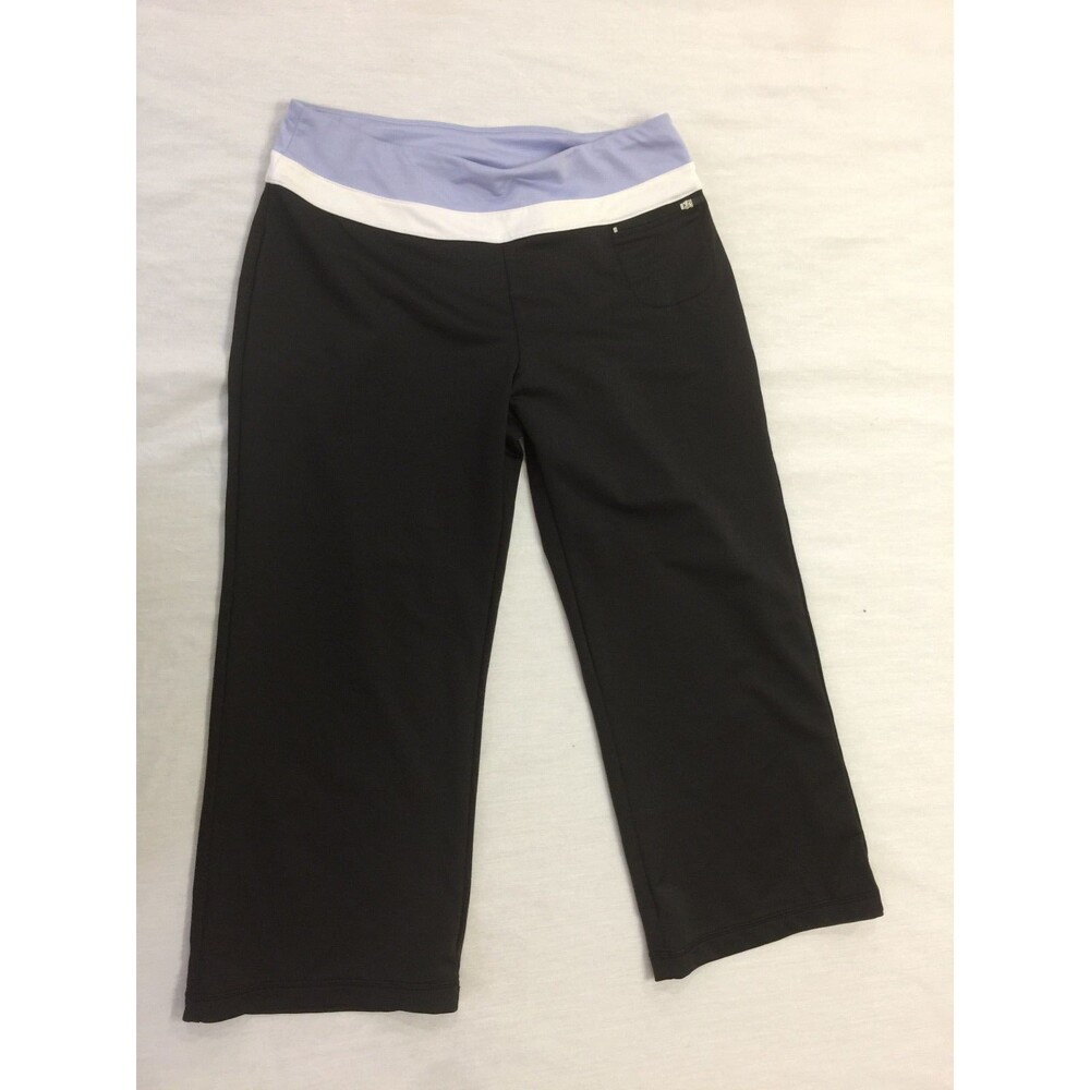 JOCKEY WOMENS ATHLETIC YOGA CAPRIS PANTS SIZE M